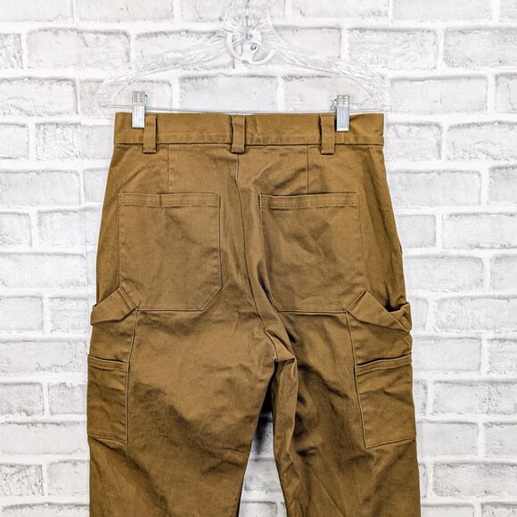 F/CE Made in Japan Men's Carpenter Pants in Khaki Brown Size Medium - Picture 7 of 11